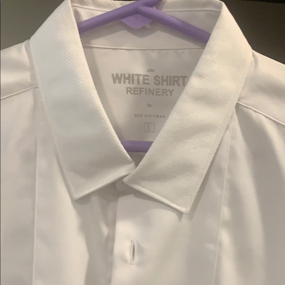 Ben Sherman white button down dress shirt - Picture 3 of 6